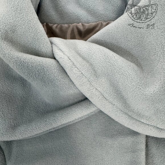 One of a Kind Exclusive/ Winter Fall Hooded Fitted Coat / Color Baby Blue/Size S - Picture 12 of 12